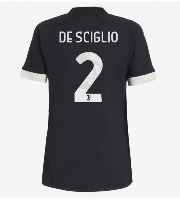 Juventus Mattia De Sciglio #2 Tredje Tröja Dam 2023-24 Kortärmad